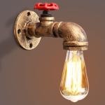 Vintage Retro Rustic Water pipe wall light for Dining room Bar Coffee Shop (WH