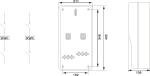 2000V / Min Insulation Power Meter Box Fire Retardant Glass Fiber Material