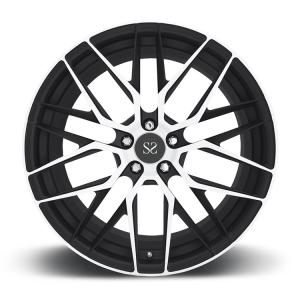 Wholesale Black Machine Face For C63 wheels 2-PC 18 19 20 21 22 Inch Forged Alloy Custom Rims from china suppliers