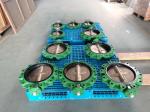 Marine Industry Pneumatic Butterfly Valve SS316 For Salty Sea Water Rig Valve