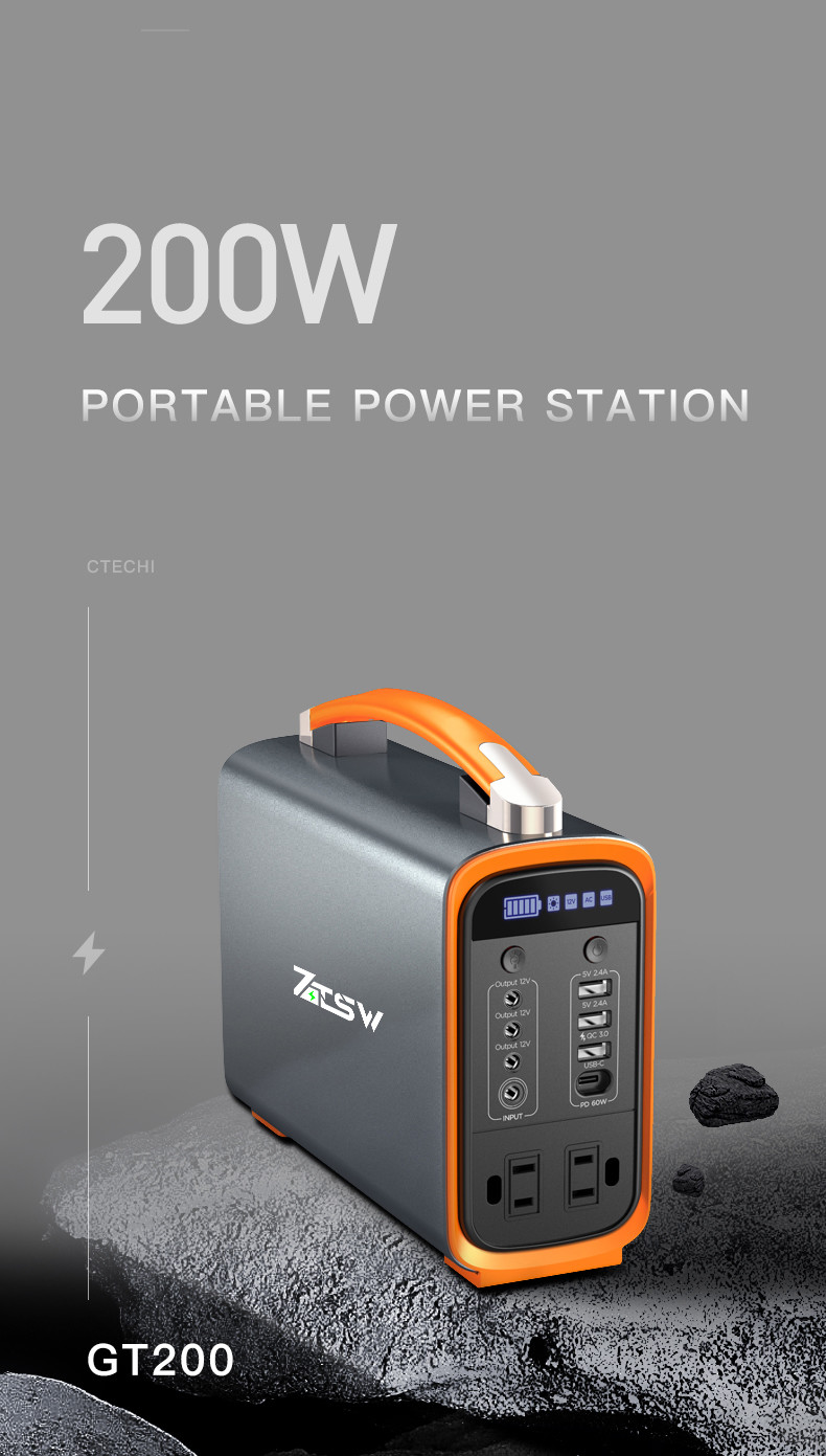 PSE 240Wh Ups Power Supply GT200 Powerstation 200 Watt