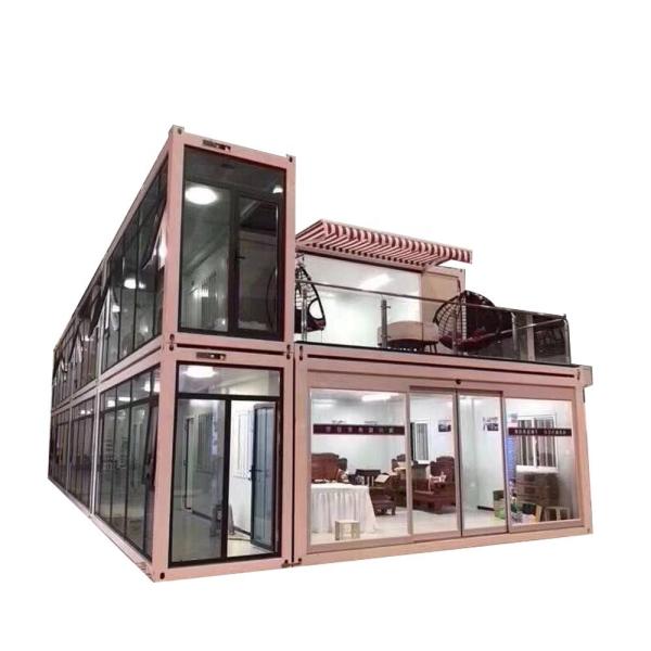Zontop Modern Luxury Easy Assemble Steel Prefabricated 2 Story Frame High