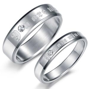 Wholesale Tagor Jewelry Super Fashion 316L Stainless Steel couple Ring TYGR058 from china suppliers