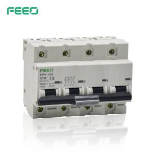 Wholesale High Breaking Capacity 1000VDC 125A 4P FEEO DC MCB from china suppliers