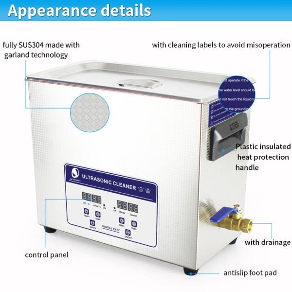 CE Ultrasonic Record Cleaner , Sonic Cleaning Machine 1~30min Adjustable 40khz