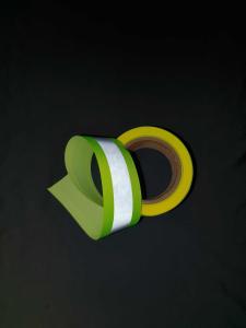 Wholesale Custom Reflective Webbing Ribbon Iron On Reflective Strips For Clothing Safety Belt Bag from china suppliers