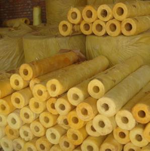Wholesale Fireproof Heat Insulation Glass Wool Tube Non Combustible 50mm from china suppliers