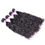 Water Wavy Real Peruvian Human Hair Bundles , Peruvian Loose Wave Hair