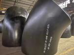 8" 1.5d 90 Degree Steel A234 Elbow Wpb Black Painting Welded Pipe Fitting