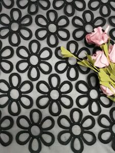Wholesale Big Floral Cotton 100% Silk Embroidery Lace Fabric from china suppliers