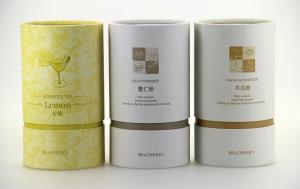 Wholesale Delicate White Cardboard Tube Packaging For Flower Tea Powder from china suppliers