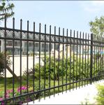 Anti-Corrosion Coating Sleek Aesthetic Tubular Steel Fence Panels With 1.8M