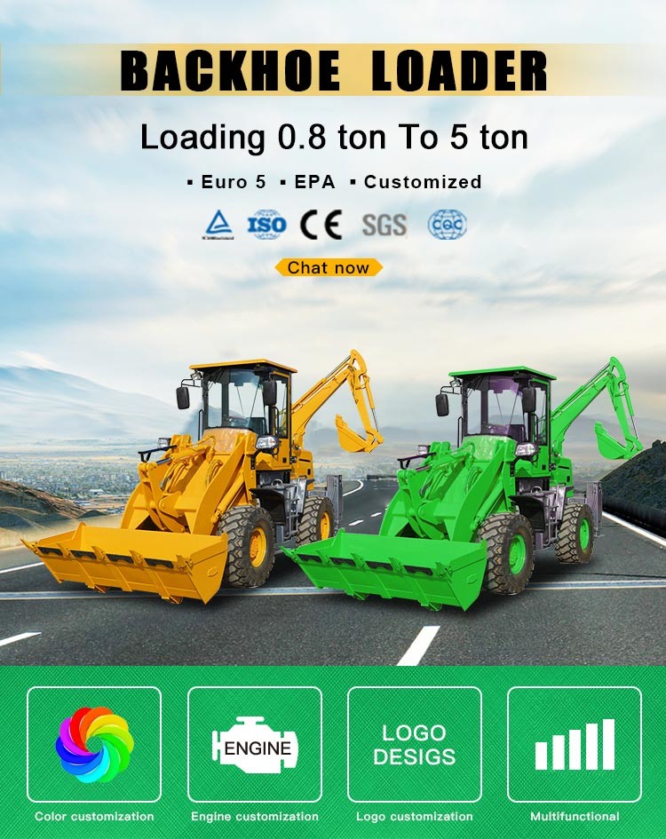 76kw Backhoe Front End Loader Hydraulic Mini