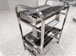 Storage Feeder Cart For FUJI NXT Electric SMT Feeder Trolley Aluminum Alloy SS
