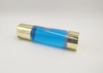 Cosmetic Vacuum Facial Cream Bottle , Cylindrical Cosmetic Pump Bottles 30ml