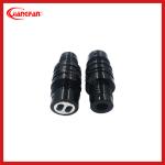 Jumper 2 Core Fiber Optic Fan Out Kit Armored Splitter Round Aluminum Alloy