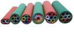 Miroduct bundle extrusion machinery for fiber optic cable blowing
