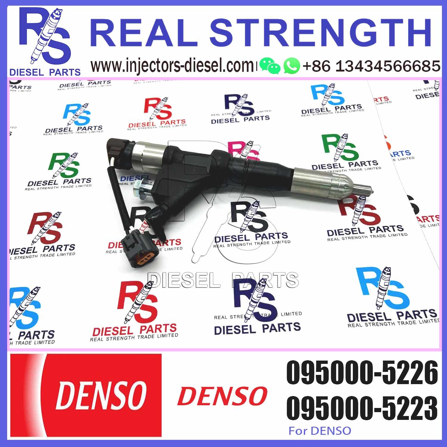 Common rail injector 9709500-522 095000-5226 for HINO E13C
