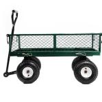 Outdoor Tools Heavy Duty Wheelbarrow Garden Trolley Mesh Cart