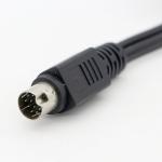 OEM 9 Pin Mini Din to RCA S Video Audio Cable for TV Displays Audio Video