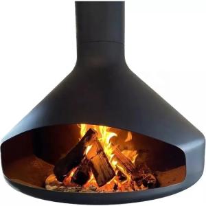 Wholesale Modern Design Villa Hotel Suspended Wood Burning Fireplace Ceiling Mounted from china suppliers