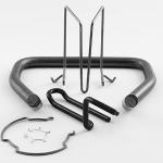 Customized Pilates Tension Springs Stainless Steel Extension Spring For Gym