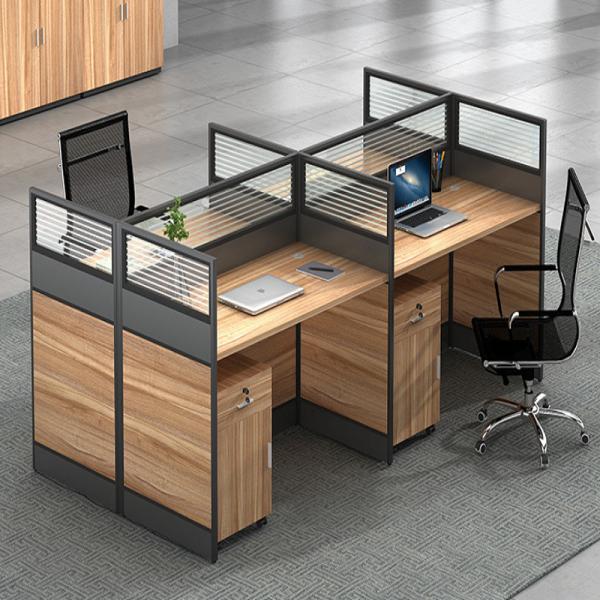 1200mm Height Sound Proof Office Furniture Partitions Matched Front Screen ,