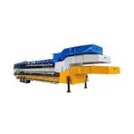 60 Ton Used Lowbed Trailer Heavy Duty Lowboy Trailer for Jost E100 11.5t Landing