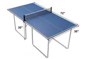Wholesale Not Knock Down Competition Table Tennis Table , Easy Storage 6FT Inside Ping Pong Table from china suppliers