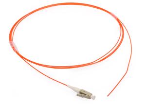 Wholesale LC Mulitimode Fiber Optic Pigtail with Orange Cable / Aqua Cable from china suppliers