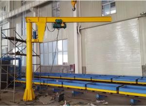 Wholesale 3tons Column Boom Jib Crane 7m With Remote Control 360 Degree Rotating from china suppliers