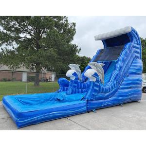 Wholesale Commercial Inflatable Sea Adventure Slide With Swimming Pool Inflatable Water Park from china suppliers