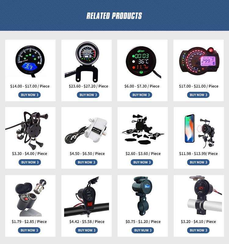 5V 2.5A Handlebar X Claw Motorcycle Phone Mount Stand Black Color