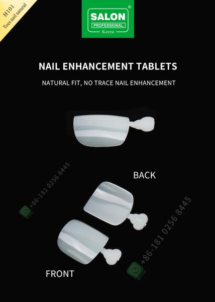 Toes Nail Seamless Nail Piece Lady French Style Artificial False Nails Half Tips
