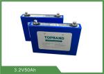 3.2V 50Ah Rechargeable Lifepo4 Battery Long Cycle Life With Low Self Discharge