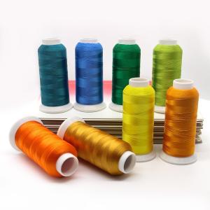 Wholesale Industrial Embroidery Machine 4000 Yard 75d 120d/2 Polyester Embroidery Sewing Thread from china suppliers