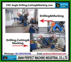 Wholesale CNC Angle Drilling &amp; Marking Line (Cutting Unit in Option) from china suppliers