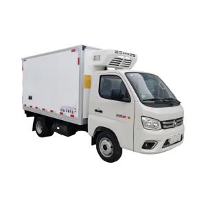 Wholesale FOTON TM2 Small Mini Refrigerater Truck 2.5 Ton Gasoline Engine 4*2 Freezer Insulation Truck from china suppliers