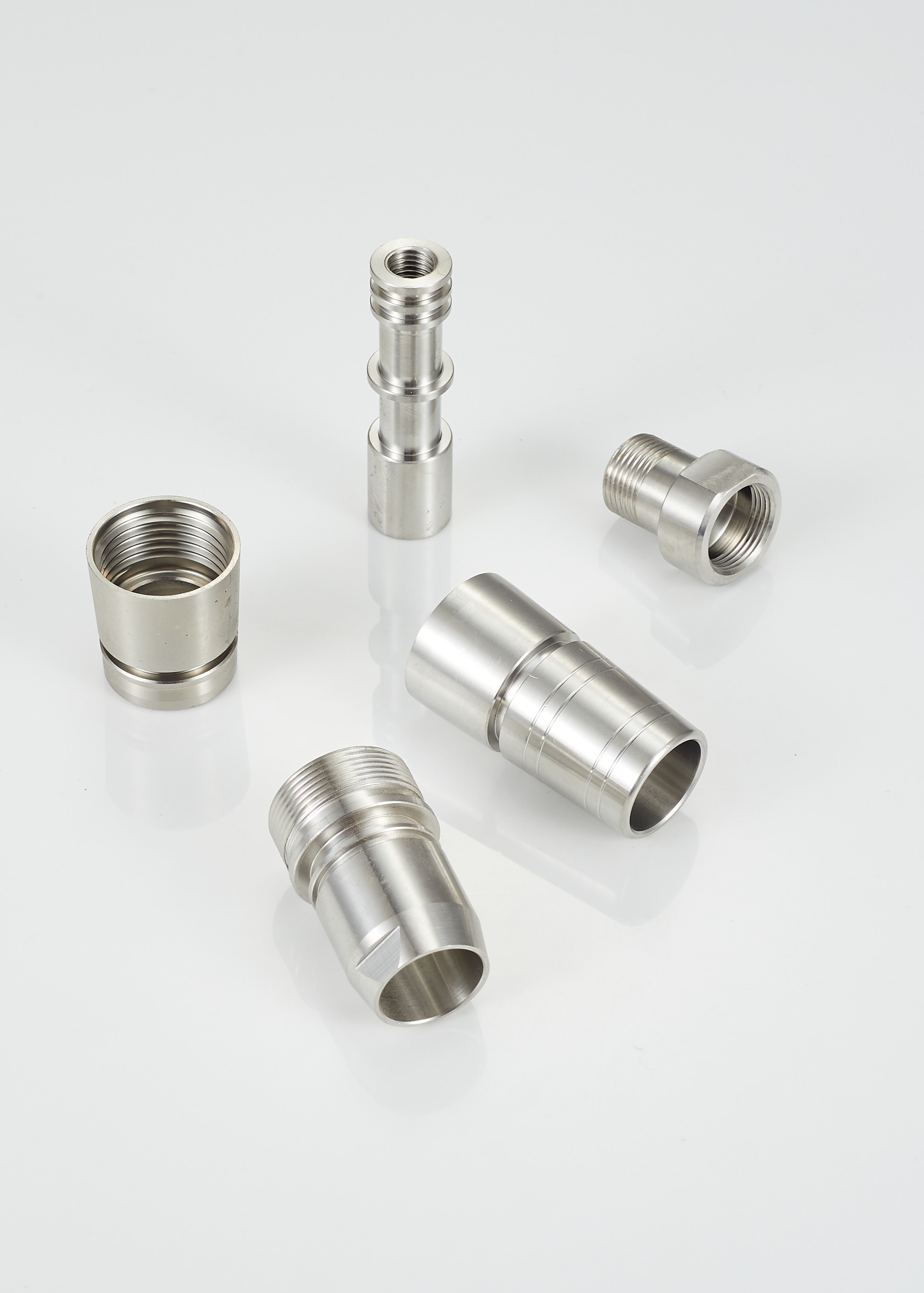 103mm Length Stainless Threaded Pipe SS 316 Non Standard