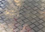 Anti Slip Embossed Aluminium Sheet Corrosion Resistance Temper T6 / H24 / H14