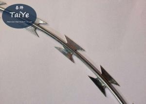 Wholesale High Strength BTO 22 Razor Wire Double Lined Good Deterrent Blade Wire Fencing from china suppliers