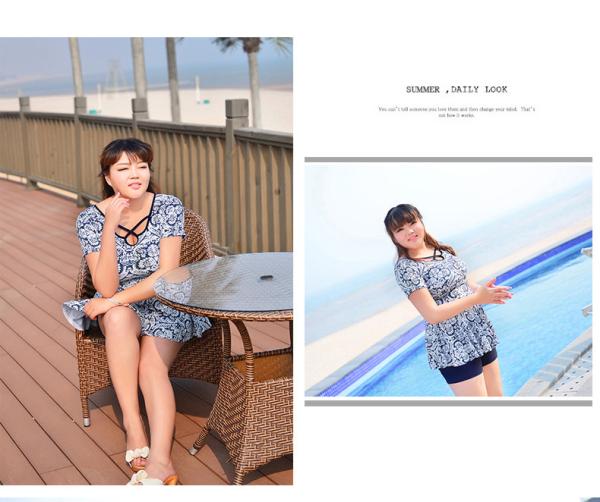 swimwear women bikini Large size swimsuit black dress Beach vacation sexy piece