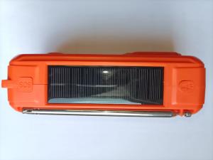 Wholesale Emergency Hand Crank Charger Radio 6.3cm Height Solar Powered Flashlight Radio SOS from china suppliers