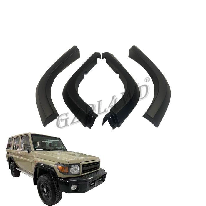 3.0mm Thickness Truck Car Inner Fender Mudguard For LC76 SUV Wheel Arch ABS Kits