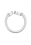 0.22 Carat Natural Diamonds 18K Chopard Happy Hearts Ring Handmade No Stone