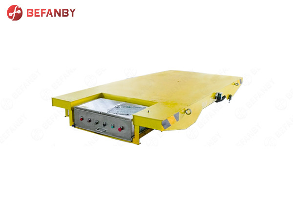 63t Industrial Rail Battery Transfer Cart Q235 20m / Min Low Voltage Rail