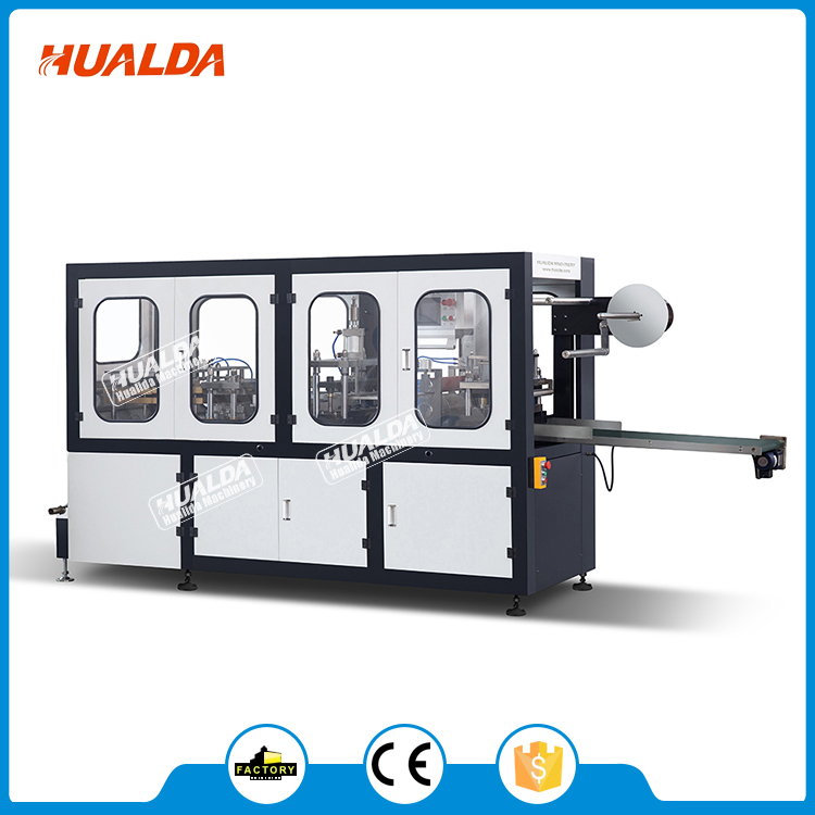 1000 Kgs Plastic Cup Forming Machine , Lid Punching Machine One Year Warranty