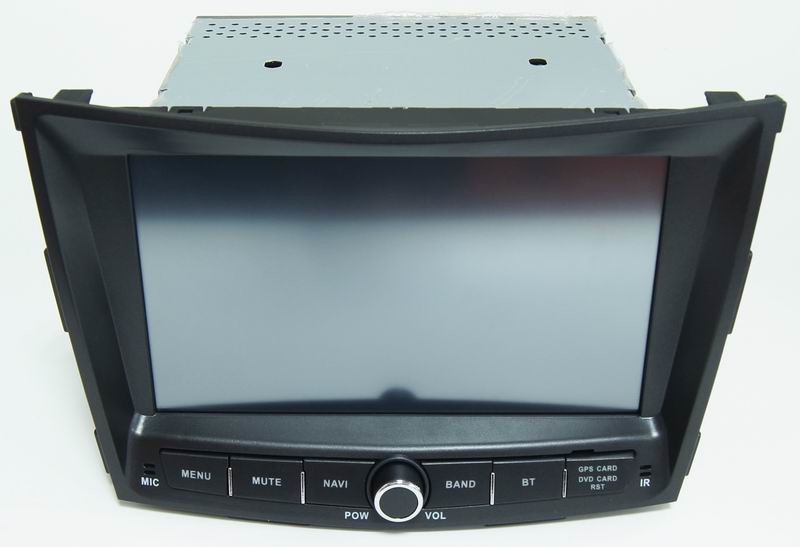Ouchuangbo 8 inch digital screen car dvd android 6.0 for Ssangyong Tivolan with 1080P HD video decode playing