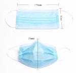 Three Layer Non Woven BFE 98% Disposable Surgical Face Mask