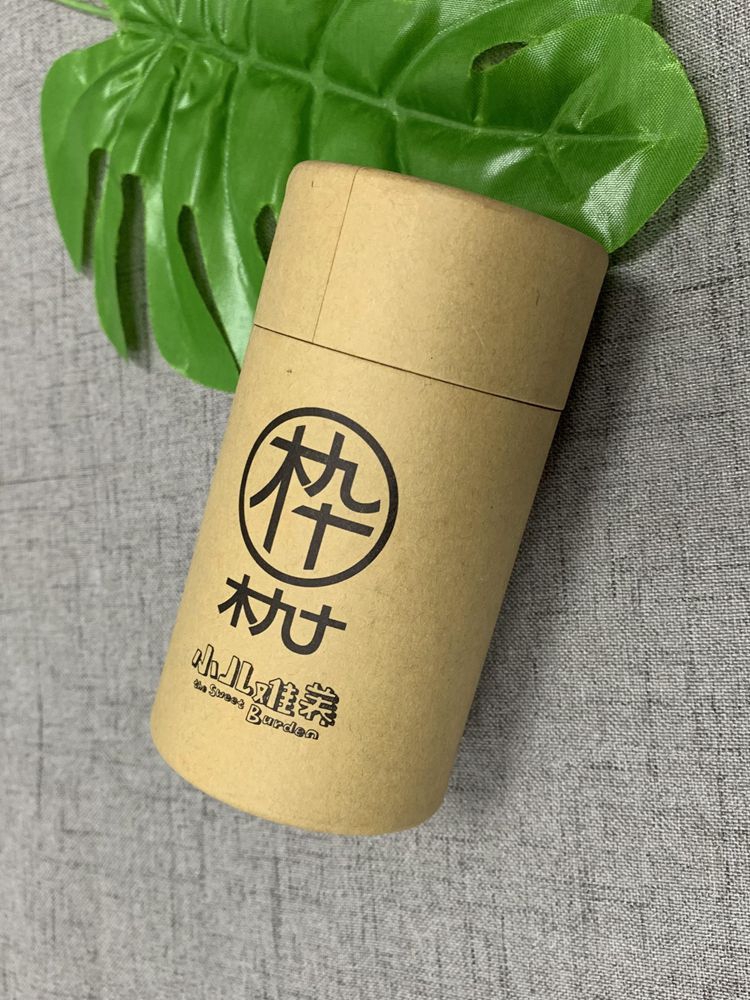 Round Kraft Paper Tube Box , Cardboard Cylinder Box With UV Coating Varnishing
